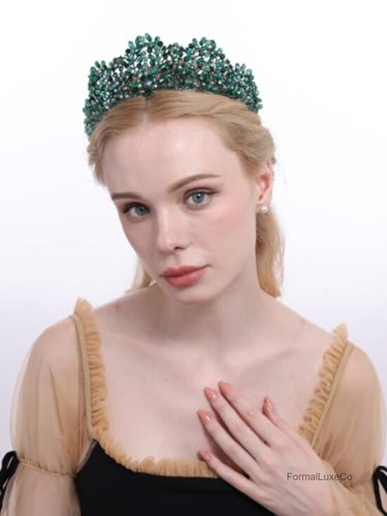 Rhinestone Crown Tiara Headband Wedding Princess Hair Accessory Sparkly Crystal